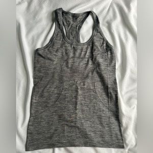 Lululemon racer back tank, grey size 8